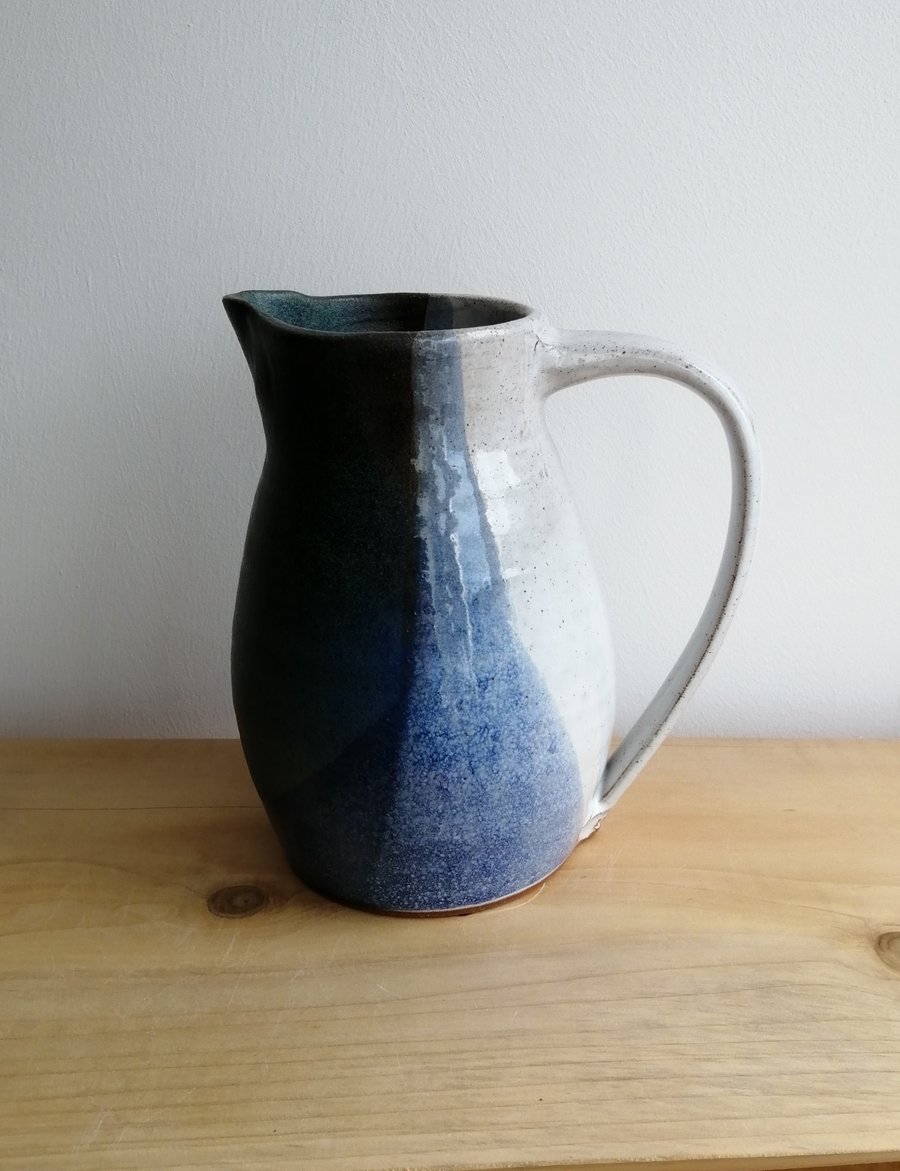 Beautiful large handmade wheel thrown pottery s... - Folksy