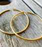 14k Gold Fill 58mm Hoop Earrings  - Image 4
