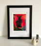 Art Print - Jazz Cat - Black Cat - Cat Lover Gift - Colourful Wall Art - Image 10