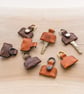 Personalized Leather Key Cover – Badalassi Pueblo Key Cap  - Image 3