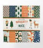 Dovecraft 'Naughty or Nice' 8" x 8" FSC Paper Pack FULL PACK 36 SHEETS - Image 1