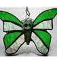 Birthstone Butterfly Suncatcher Stained Glass Peridot August  - Image 2