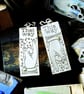 Handmade silver earrings, pointing finger, printmaking, vintage retro look - Image 5