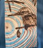 Kingfisher above the ripples - Wall art - Image 1