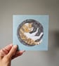 Ginger cat card, sleeping cat, cat lovers, love cats - Image 1