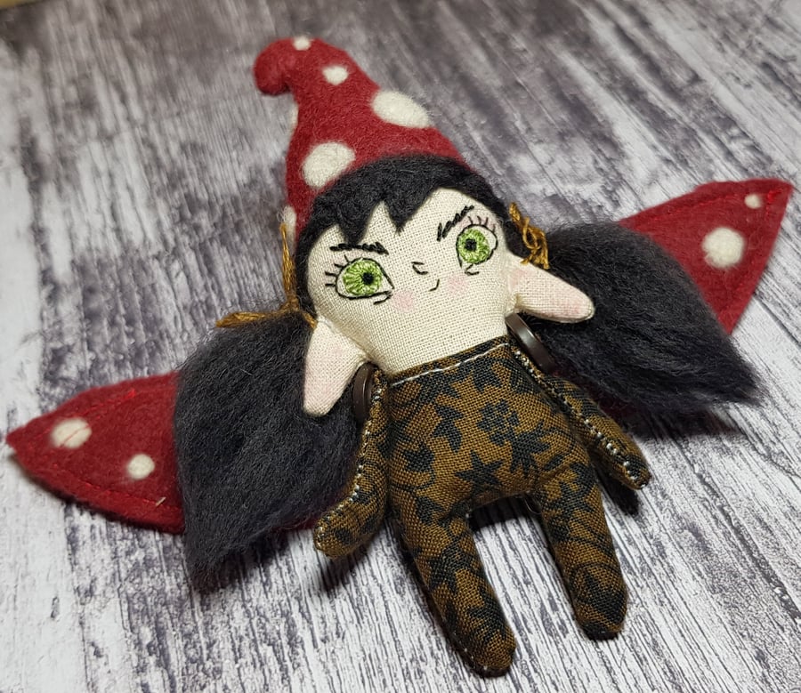 Miniature Handmade Fairy Doll
