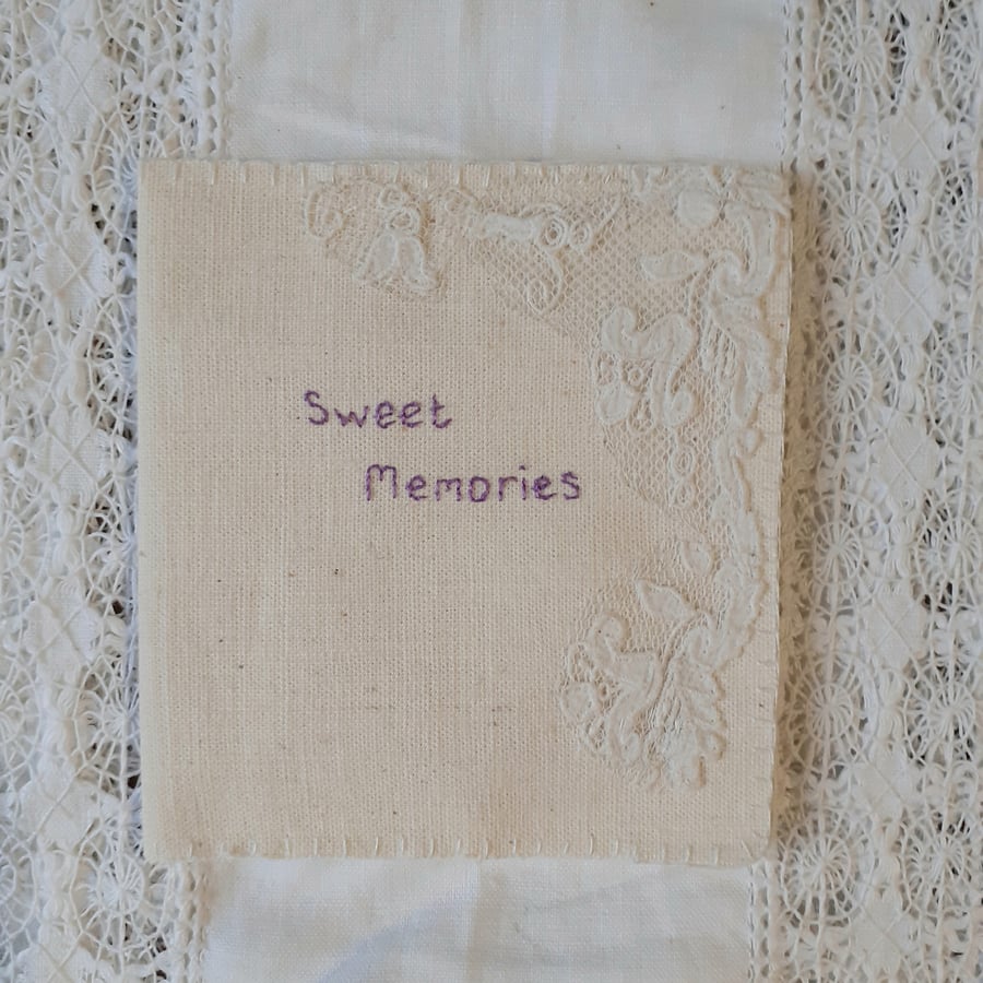'Words' linen folder