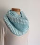 INFINITY SCARF , neckwarmer . Wool blend. Super-soft. ' Breeze '. - Image 1