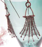 Copper Web Earrings - Image 3
