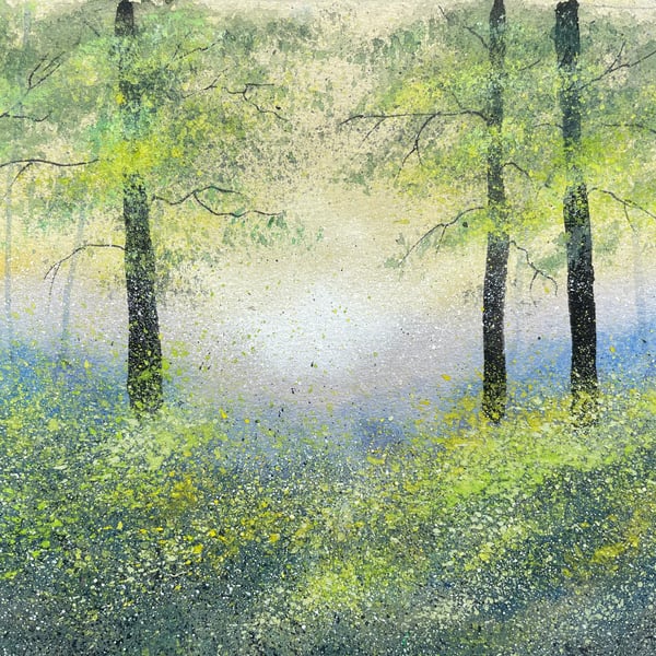 Original watercolour ‘ Summer Woods  ‘ by Stephen Allen
