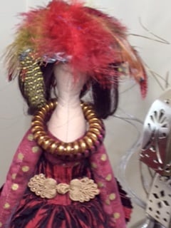 Tilda type handmade cloth doll