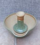 Pestle and mortar spice herb grinder stoneware hand thrown pottery ceramic  - Image 2
