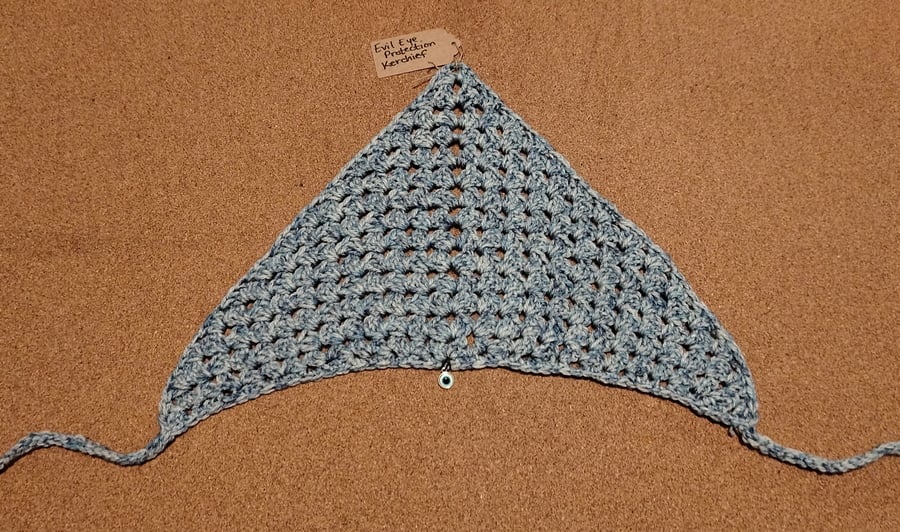 Evil eye protection kerchief bandana