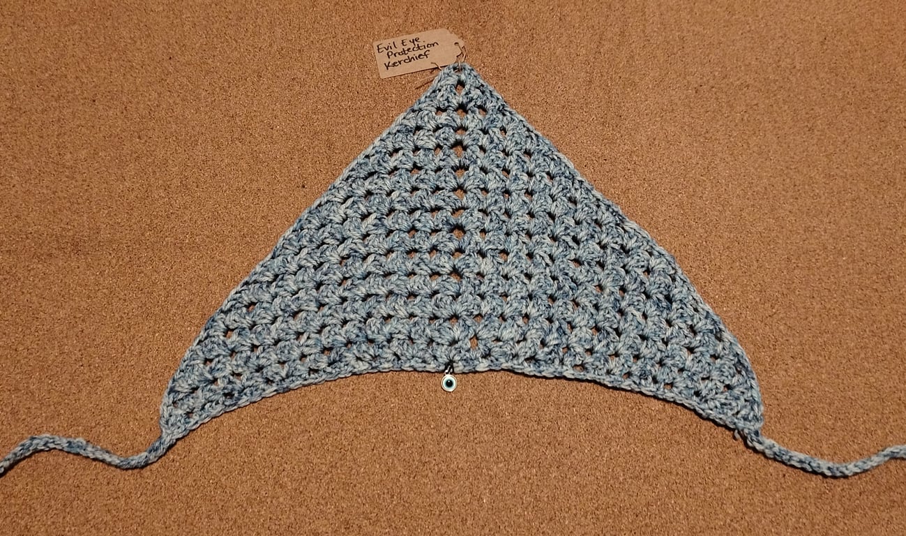 Evil eye protection kerchief bandana