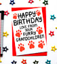 Birthday Card From Furry Grandchildren, Dogs, Cats For Grandma, Grandad - Image 7