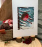 Robin In The Tree - Christmas Card. - Image 3