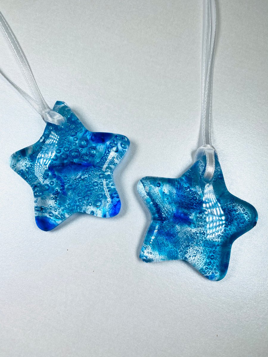 You’re a star , fused glass hanging decoration. 