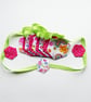 BUNTING – POLKA DOT PINK & FLORAL WITH A LIME RIBBON - Image 5
