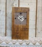 Reclaimed Wood Heart Clock, Handmade Farmhouse Cottage Core Decor