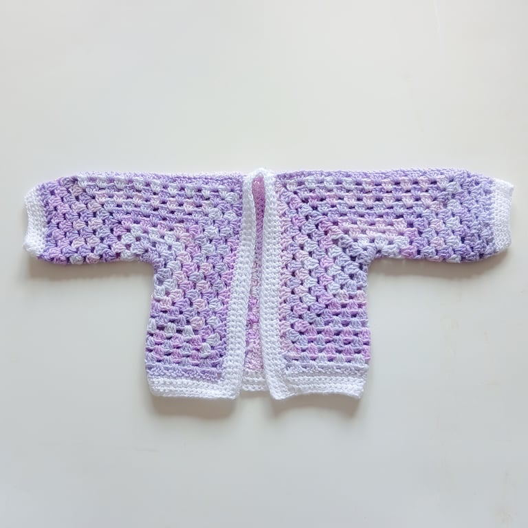 CROCHET PATTERN PDF Lilac Trees Cardigan