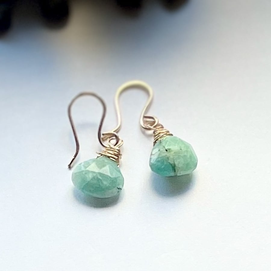 Amazonite Drop Earrings 