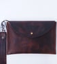 Premium Hand Wallet with Wrist Strap - Dark Brown - Image 7