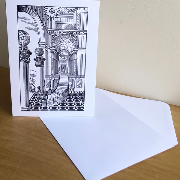 Second Degree Tracing Board - Masonic - Single or Pack of Six