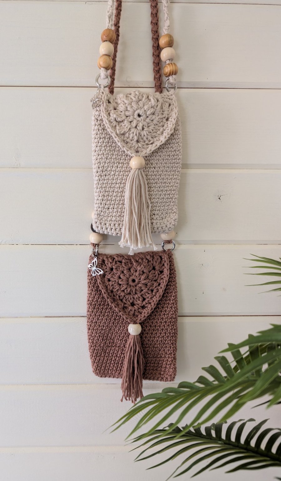 Handmade To Order Crochet Crossbody Phone Bag 