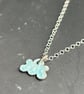 Cloud Pendant, enamel pendant, small cloud pendant, enamel jewellery, enamel,  - Image 6