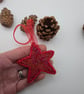 Red star bead embroidery decoration  - Image 4