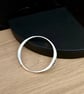 "Constants" - Heavy Hand Forged Sterling Silver Bangle - 40g - Made to any size - Image 2