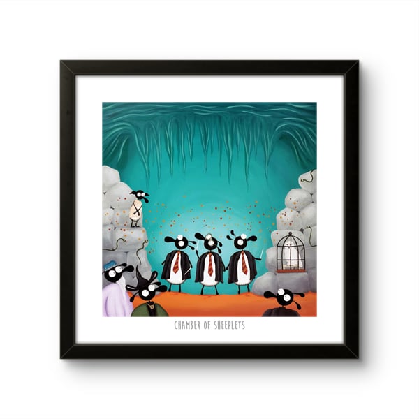 Chamber Of Sheeplets - 10" print
