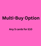 BULK BUY 5 cards for 10 pounds - Image 1