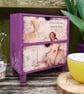 Ballerina Jewellery Chest - Small Vintage Storage Drawers for Girls - Ballet Sty
