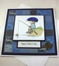 Handmade Father's Day card - the fisherman - Image 4