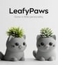 Cat Planter 3D Printed Desk Succulent Pot, Cat Lover Gift - Image 2