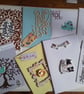 Set of 8 assorted cards. Ref 534. Summer seconds