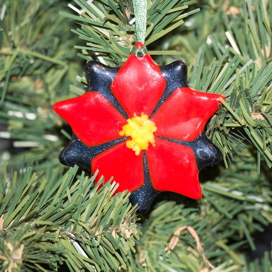 Poinsettia Christmas Tree Hanger - 6204