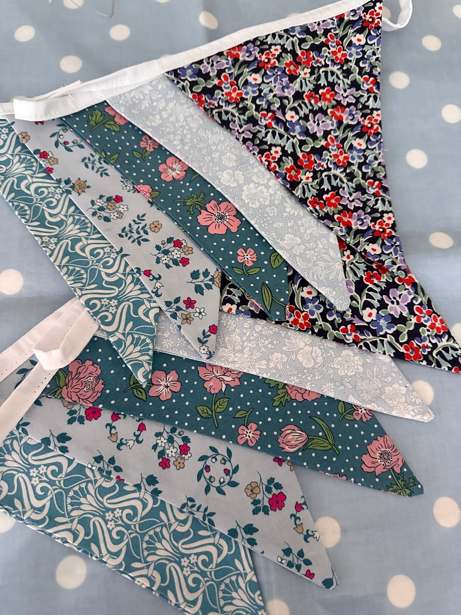 Liberty Fabric Bunting, Banner, 