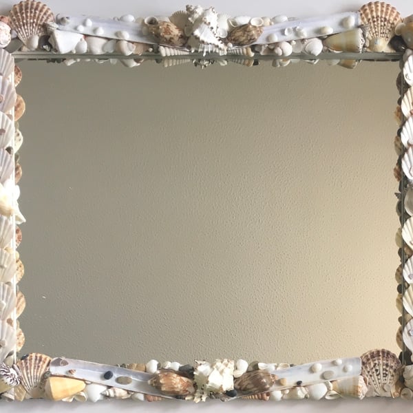 Scallop Shell Mirror UK only