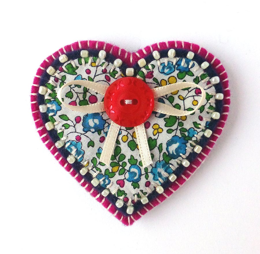 Heart Brooch