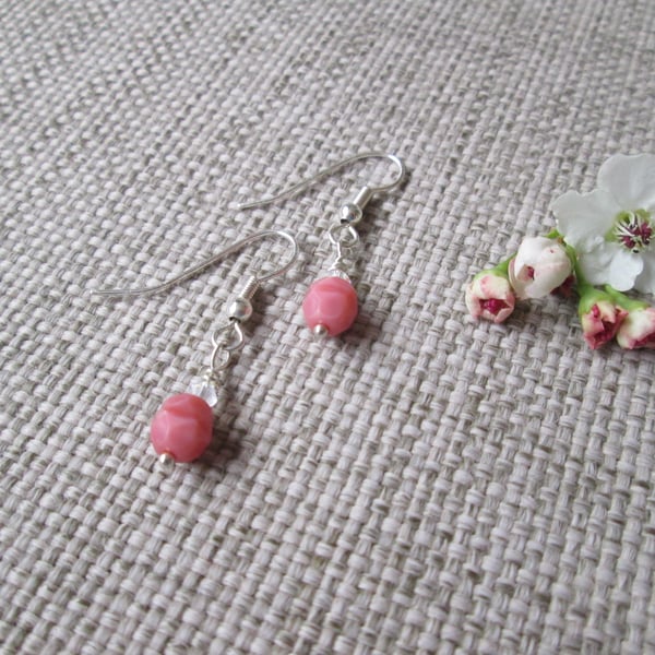Blossom Earrings with Swarovski crystal, SALE