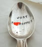 Rude sweary coffeespoon, Just F-ckoffee - Image 1