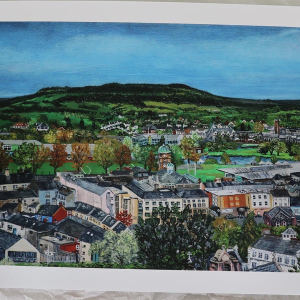 Limited Edition Giclee Print of Enniskillen, Fermanagh (large)
