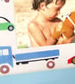 Jolly Transport Motifs, Child's Personalised Photo-Frame. - Image 2