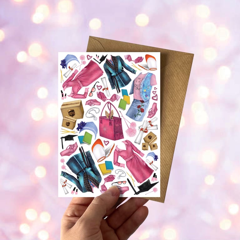 Legally Blonde Greetings Card - 90s Rom Com Birthday or Graduation Card