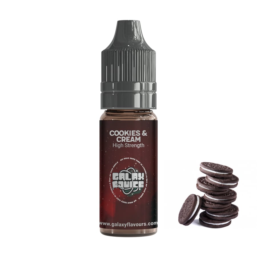 Cookies and Cream High Strength Professional Flavouring. Over 250 Flavours.