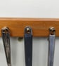 Mahogany and Brass Utensil or Key Rack - Image 7