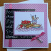 Apple Pie Card - Birthday, Mother's Day, Retirement