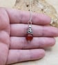 Minimalist Red Carnelian cone pendant. July birthstone necklace. - Image 3